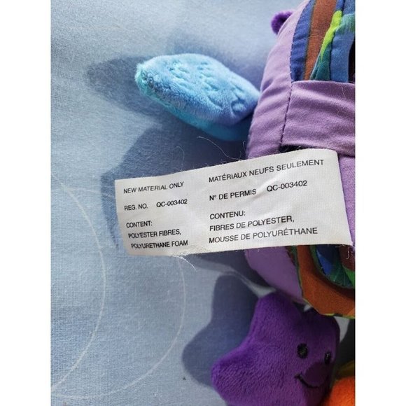 Kidsbooks Plush Owl Baby Toy With Colorful Stars & Teether Ring - Picture 4 of 4